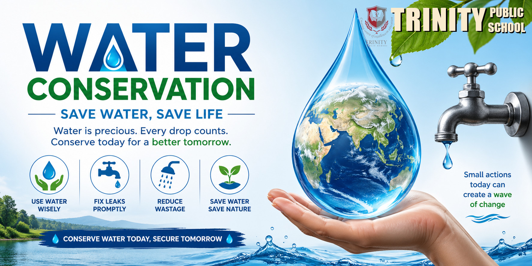 Water Conservation: Save Water, Save Life